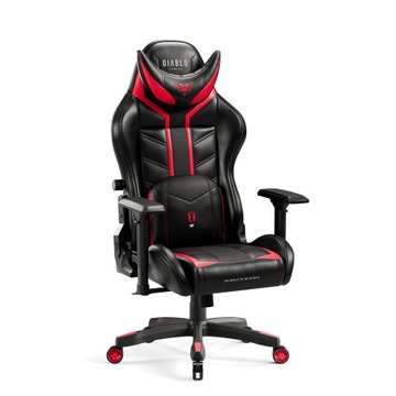Fotel gamingowy Diablo X-Ray 2.0 King Size: Czarno-czerwony