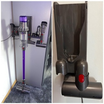 Uchwyt ścienny ze stacją ładującą, kompatybilny z Dyson Outsize V11 V15