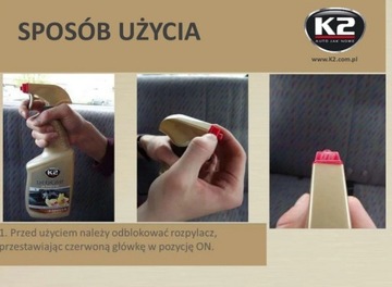 K2 DEOCAR TRUSKAWKA 700ml odświeżacz i neutralizator powietrza w jednym 428