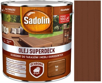 SADOLIN OLEJ SUPERDECK DO TARASÓW 2,5L TEK