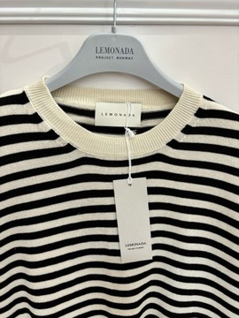 ПОЛОСАТЫЙ СВИТЕР ЛИМОНАД! НОВЫЙ! КОРОТКИЙ РУКАВ