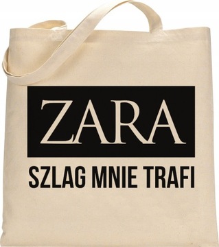 EKO TORBA ZAKUPOWA SHOPPERKA ŚMIESZNE NAPISY RÓŻNE WZORY - RW01