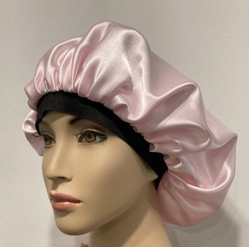 Шапочка из польского атласа, кудри афро-локоны