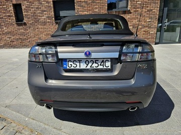 Saab 9-3 II Cabrio 1.9 TTiD PF 180KM 2008 Saab 9-3 Aero TTiD Skóry Navi Xenon Bezwypadkowy, zdjęcie 12