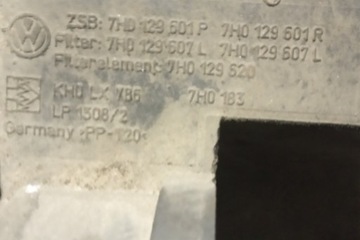 POUZDRO FILTRU VZDUCHU VW TRANSPORTER V (T5) FURGON 7H0129607L 2.5L