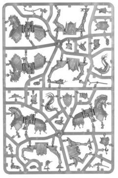 Freeguild Cavaliers - 5 моделей, литая часть