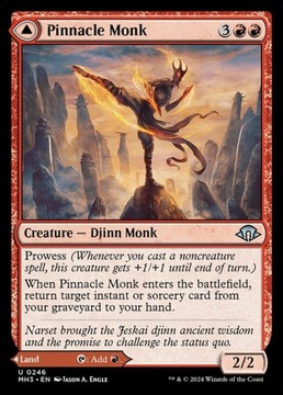 MtG: Pinnacle Monk // Mystic Peak (MH3)