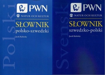 SŁOWNIK SZWEDZKO POLSKI POLSKO SZWEDZKI KPL.2 PWN