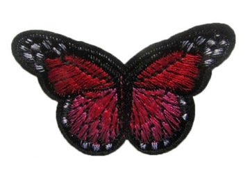 ŁATKA NASZYWKA MOTYLEK APLIKACJA 4,6cm x 6.6cm-w-1