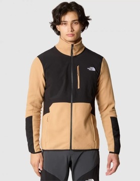 Polar męski The North Face GLACIER Pro Fz Almndbtr/Blk - XL