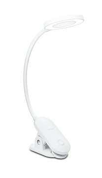 Philips FORYS lampa stołowa z klipsem LED 5W 200lm 4000K 36cm IP20, biała