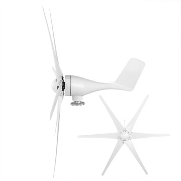 ELEKTROWNIA WIATROWA TURBINA 12V 800W 6 OSTRZA