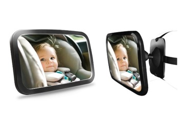 LUSTERKO DO OBSERWACJI DZIECKA W SAMOCHODZIE / BABY CAR MIRROR 29X19CM