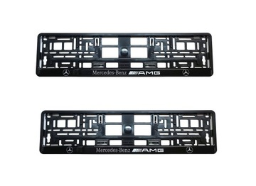 RAMKA POD TABLICĘ REJESTRACYJNĄ MERCEDES AMG 2 SZT