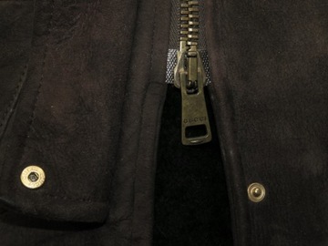 Gucci skórzany kożuch vintage damski XS/S