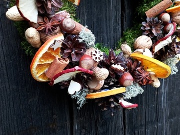 Рождественский венок Eco 30 см ароматный рождественский головной убор