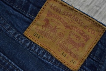 Levi's 514 Spodnie Jeansy Męskie 34/30