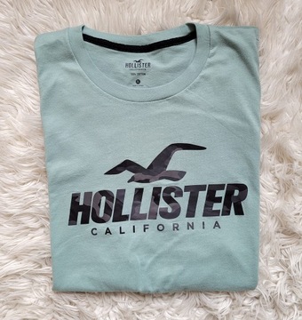 t-shirt Hollister Abercrombie koszulka M miętowy