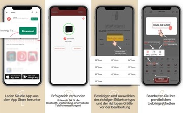 Принтер этикеток Pristar P15 22 мм/сек серый