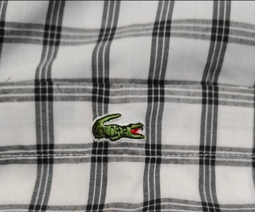 Wr) LACOST,E ОРИГИНАЛЬНАЯ МУЖСКАЯ РУБАШКА, КР.РУКАВ, размер XL