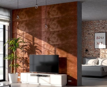 Płyty z betonu 100x50x1cm CORTEN RDZA, Nowość!!!