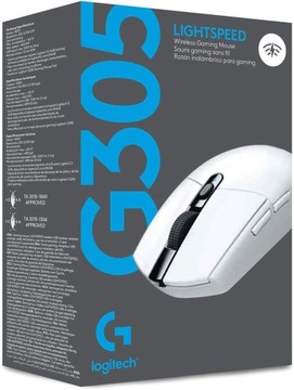 Mysz bezprzewodowa Logitech G305 LightSpeed 12000 dpi Biała