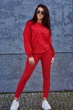 Комплект из хлопка калифорнийского красного цвета