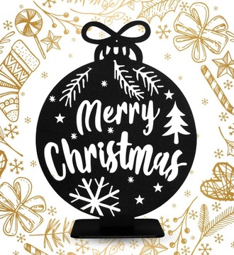 МЕТАЛЛИЧЕСКАЯ БЕЗЕЗЕКА LOFT РОЖДЕСТВЕНСКИЙ ОРНАМЕНТ Украшение