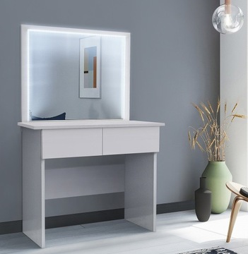 ТРУБНОЙ СТОЛИК с зеркальным светодиодным профилем для макияжа и макияжа