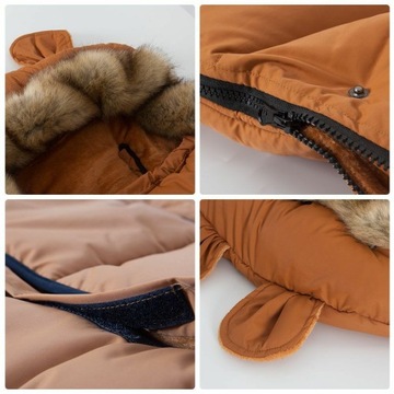 ŚPIWOREK DO WÓZKA SANEK CIEPŁY PIKOWANY KOLOROWY