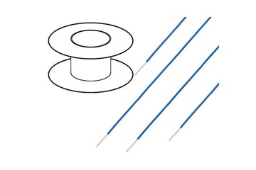 5m PRZEWÓD KABEL SAMOCHODOWY FLRY-B 1mm2 WIĄZKA