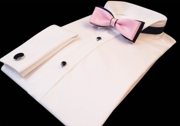 Белая свадебная рубашка под смокинг М2 164-170 40-Regular
