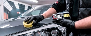 SOFT99 FUSSO BLACK COAT 12 МЕСЯЦЕВ ТВЕРДЫЙ ВОСК ДЛЯ АВТОМОБИЛЬНОЙ КРАСКИ 200 Г