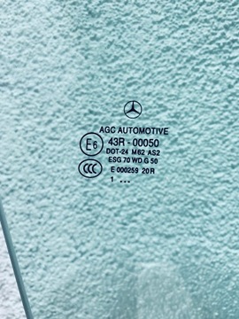 SKLO (OKNO) BOČNÍ PRAVÁ MERCEDES SL 2D CABRIO R231 2012- ORIGINÁLNÍ
