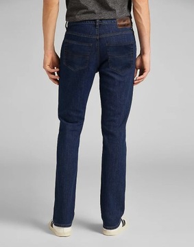 Długie Spodnie Jeansowe Męskie Texasy Jeansy Dżinsy Granatowe 512 W35 L36