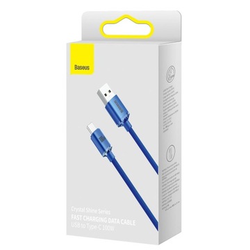 BASEUS PRZEWÓD KABEL USB DO USB C 100W 1,2M SZYBKI