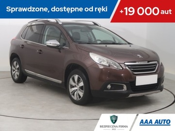 Peugeot 2008 I SUV 1.6 VTi 120KM 2013 Peugeot 2008 1.6 VTi, Salon Polska, Skóra, Navi