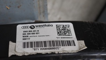 AUDI A4 8W B9 ZAŘÍZENÍ(HÁK) TÁŽNÝ 8W0800491E