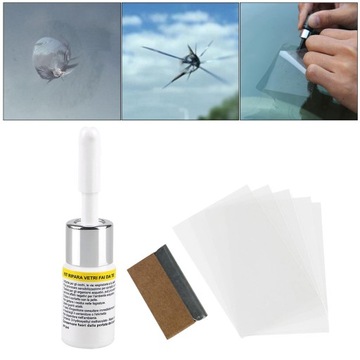 6x комплект для ремонта лобового стекла автомобиля