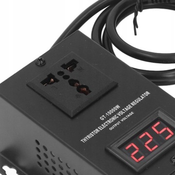 ЭЛЕКТРОННЫЙ РЕГУЛЯТОР НАПРЯЖЕНИЯ 10000W AC220V 25A/45A ТРАНСФОРМАТОР