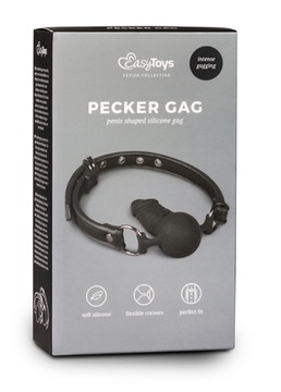 KNEBEL z penisem w buzi do ust Ball Gag Dong