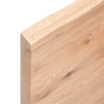 vidaXL Столешница для ванной комнаты Светло-коричневая, 40x50x(2-4) см, массив дерева
