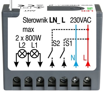 Odbiornik LN-L 230V do HATO zdalne sterowanie oświetleniem