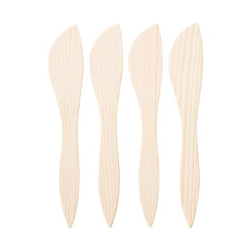 IKEA nóż do masła SMORKLICK sosna 18cm 4szt