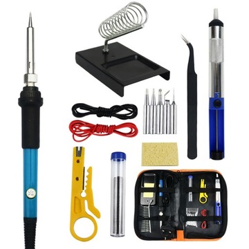 ZESTAW LUTOWNICZY LUTOWNICA Z AKCESORIAMI + ETUI.