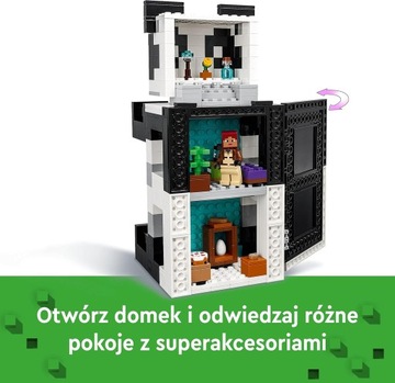 LEGO Minecraft 21245 Убежище панд + большая сумка Lego