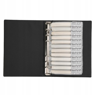 Книга образцов конденсаторов 603, черный