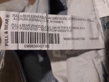 SPODNIE Jeansy Pull & Bear, rozm 38 Oryginalne