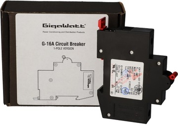 GigaWatt G-16A 1P - Najnowszy wyłącznik nadprądowy