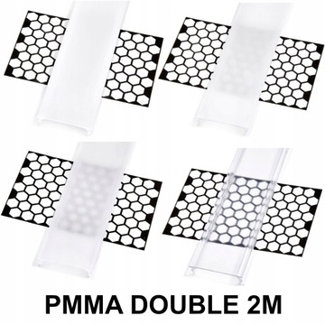 KLOSZ LED DOUBLE 2M DUAL SILEDA DILEDA SUBLI ZATI GEMI